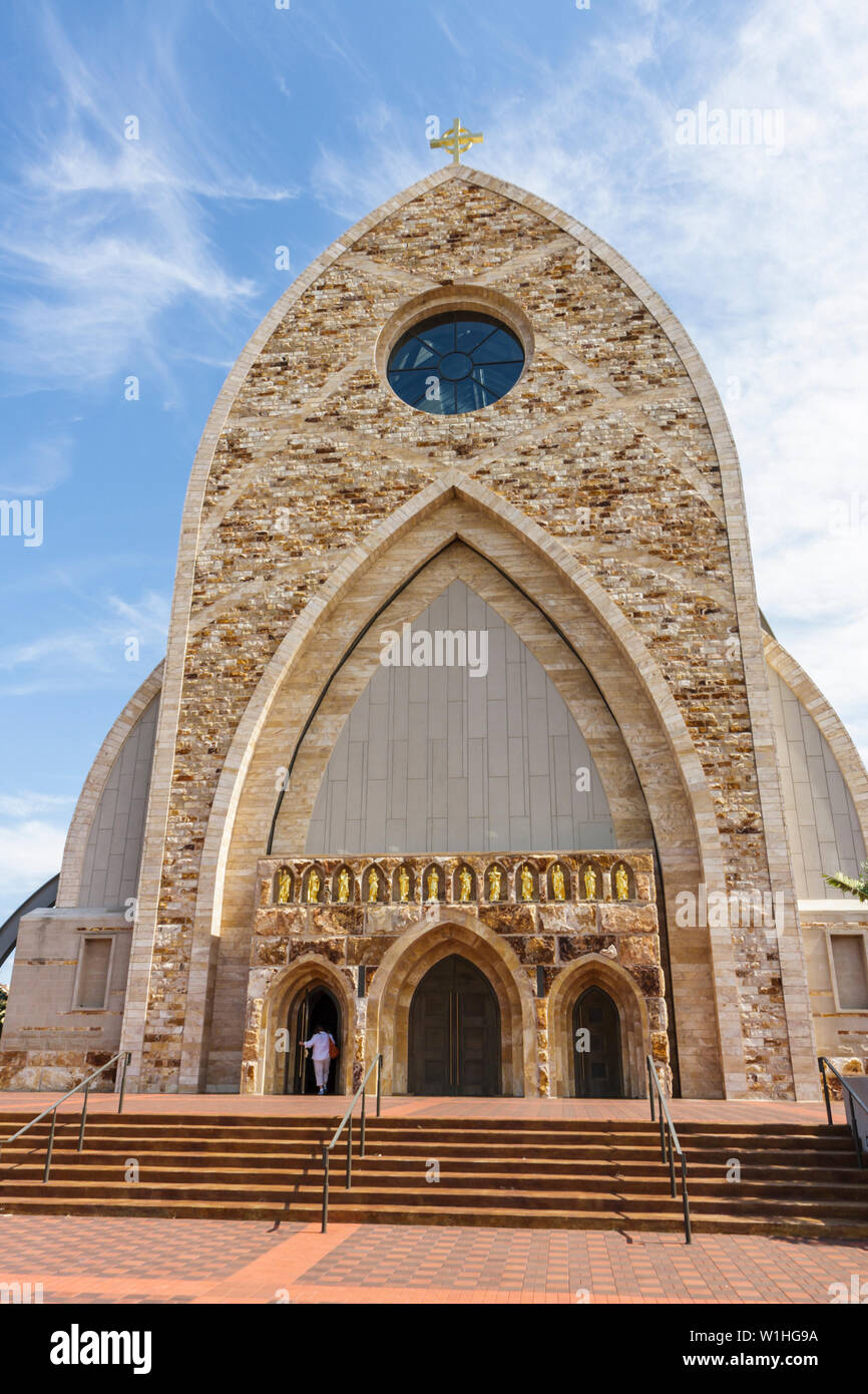 Napoli Florida, Ave Maria, comunità pianificata, città universitaria, università cattolica romana, cristiana, religione, Tom Monaghan, fondatore, chiesa, oratorio, Frank Lloyd W. Foto Stock