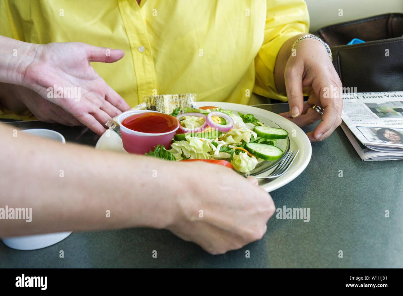Florida Highlands County, Sebring, US Highway Route 27, Sebring Diner, nostalgia nostalgica retrò, informale, ristorante ristoranti cibo mangiare o Foto Stock