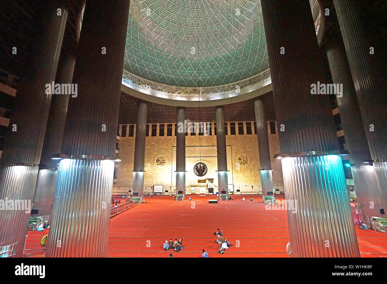 Masjid Istiqlal Grande Moschea, Jakarta, Indonesia Foto Stock