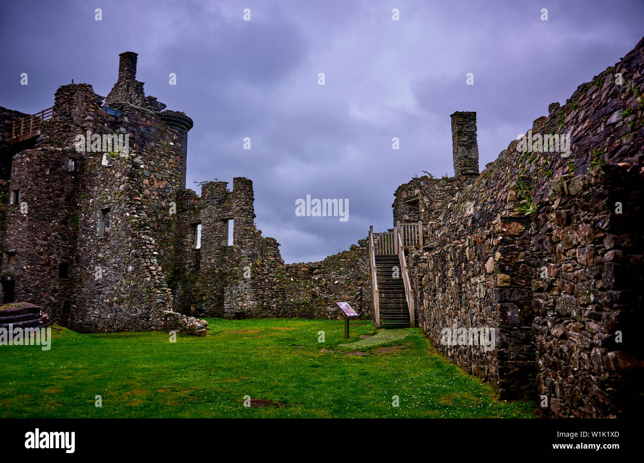 Kilchurn Castle (KC) Foto Stock