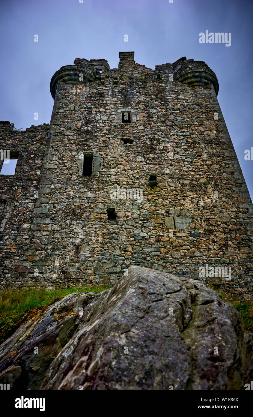 Kilchurn Castle (KC) Foto Stock