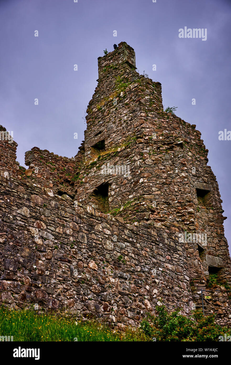 Kilchurn Castle (KC) Foto Stock