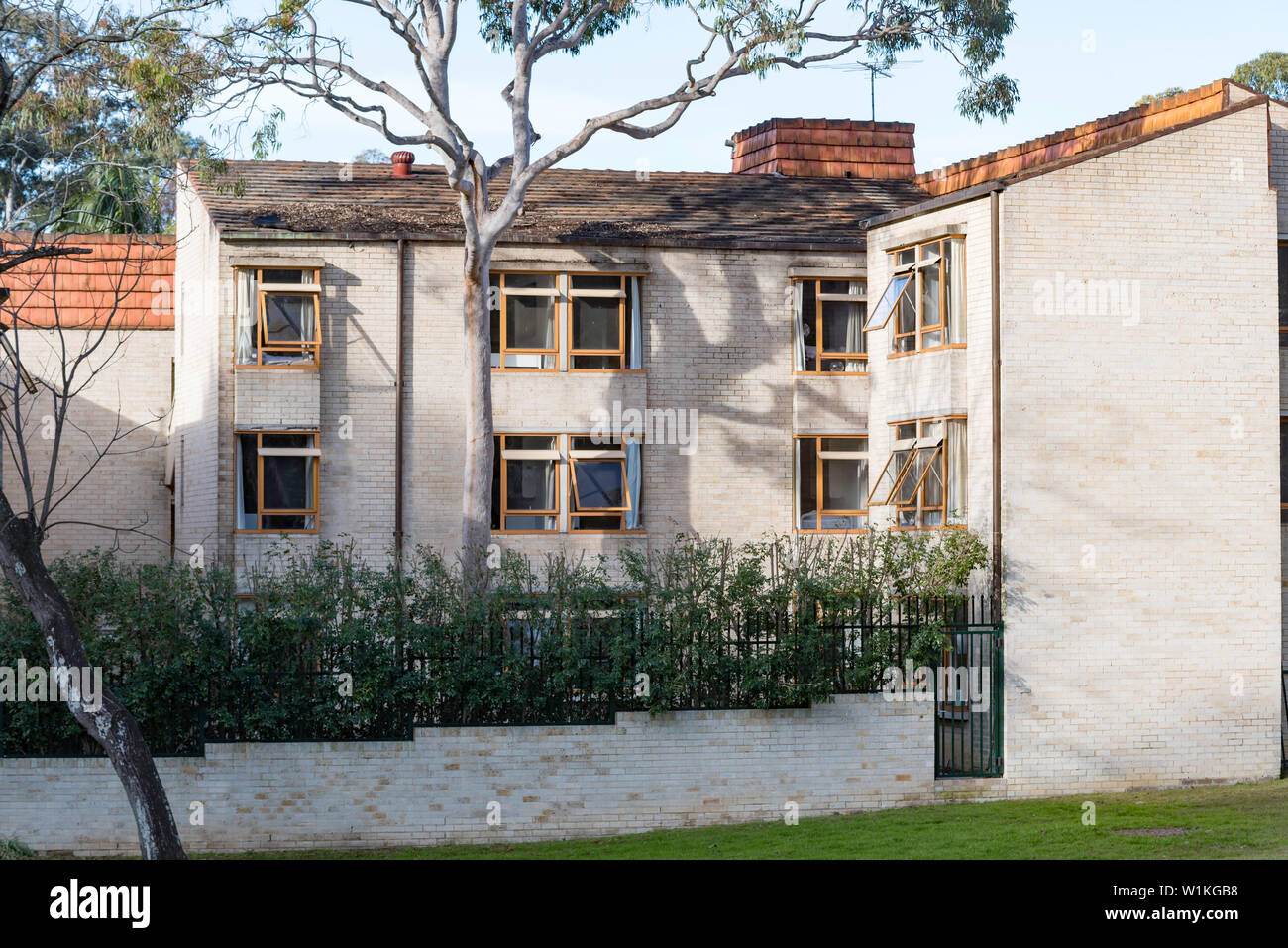 Prende il nome da un ex Primo ministro, Robert Menzies è un collegio residenziale anglicana college di Macquarie University costruito nel 1972. Foto Stock