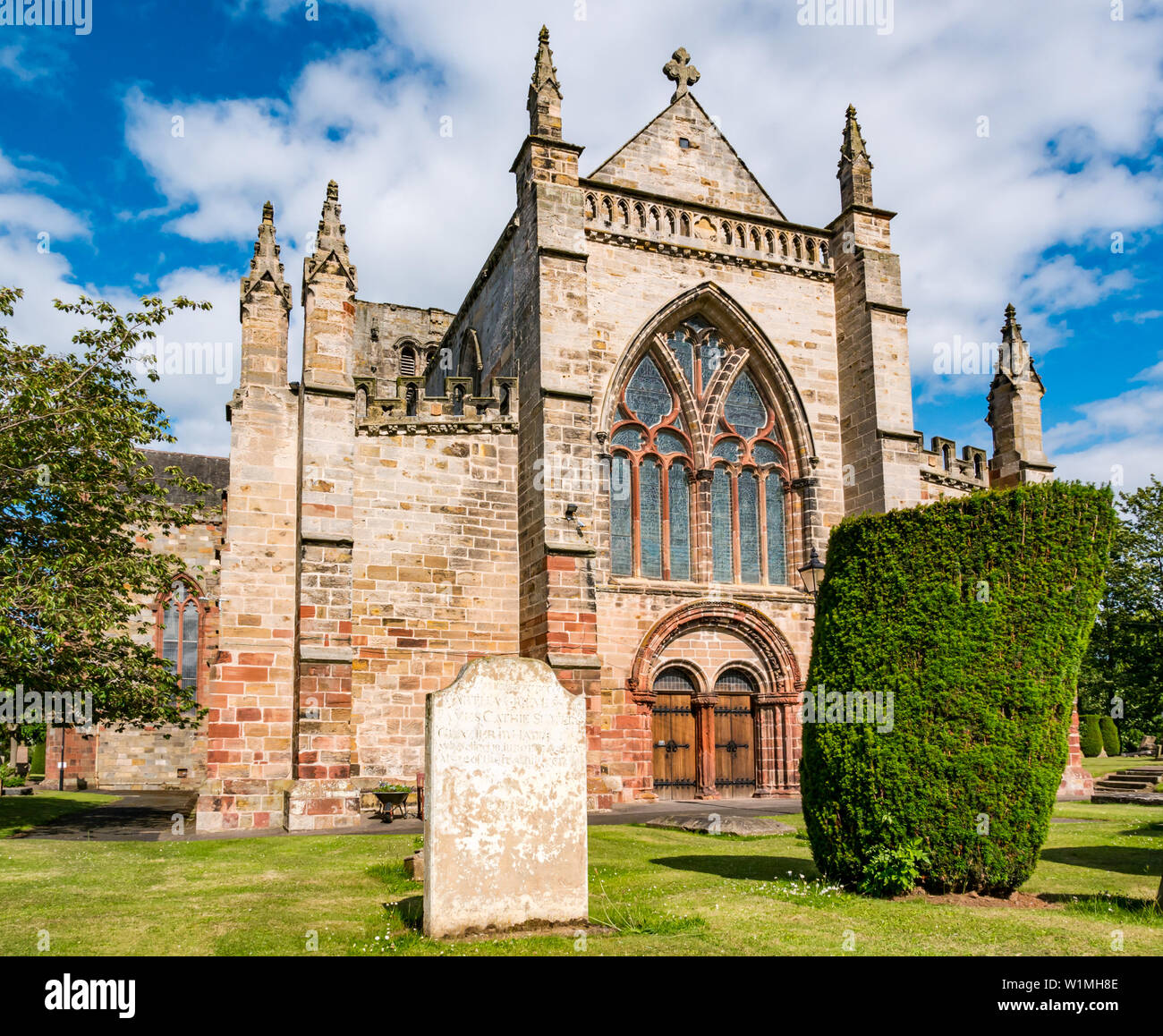 Santa Maria la Chiesa Parrocchiale, Haddington, East Lothian, Scozia, Regno Unito Foto Stock