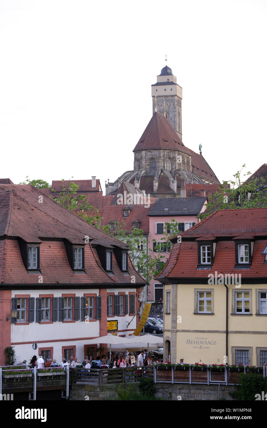 La chiesa di Nostra Signora, Bamberg, Alta Franconia, Baviera, Germania Foto Stock