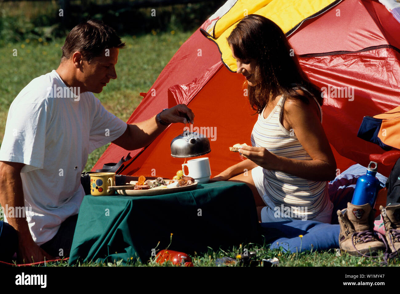 Camping, Allgemein Foto Stock