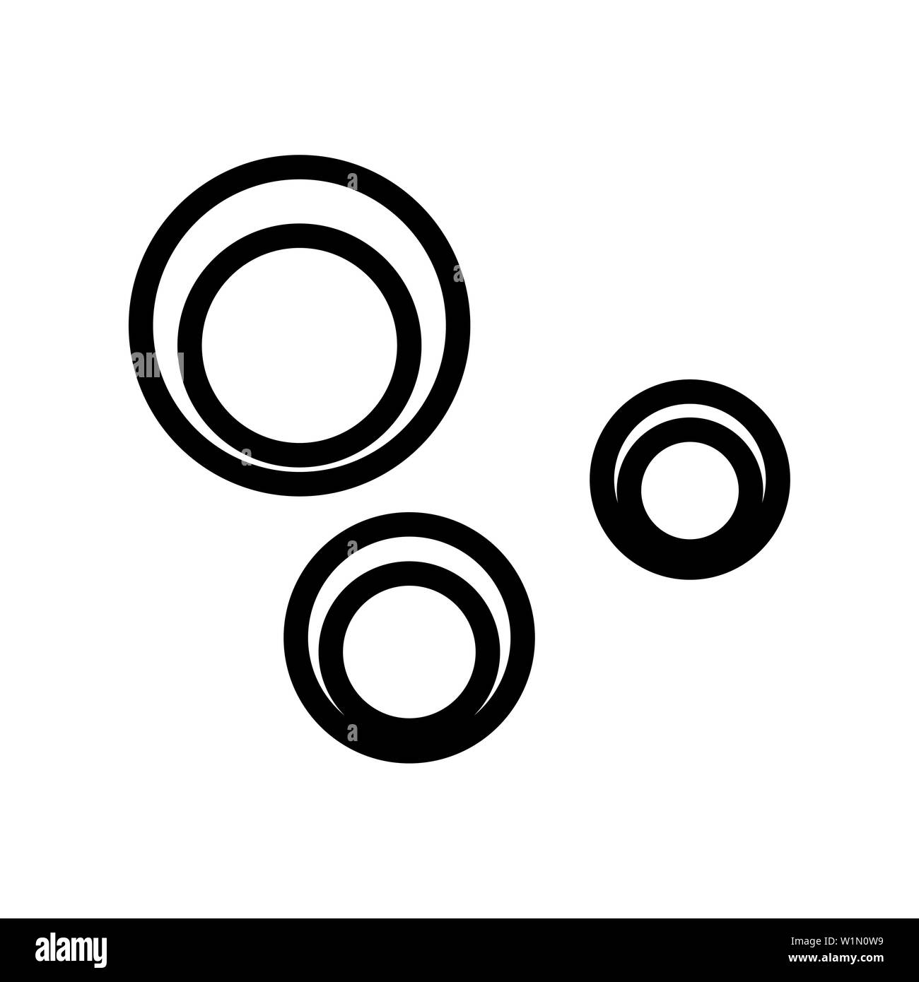 Icona di sangue. flat illustrazione di sangue icona vettore per il web. Uso perfetto per il sito web, pattern, app, etc. Foto Stock