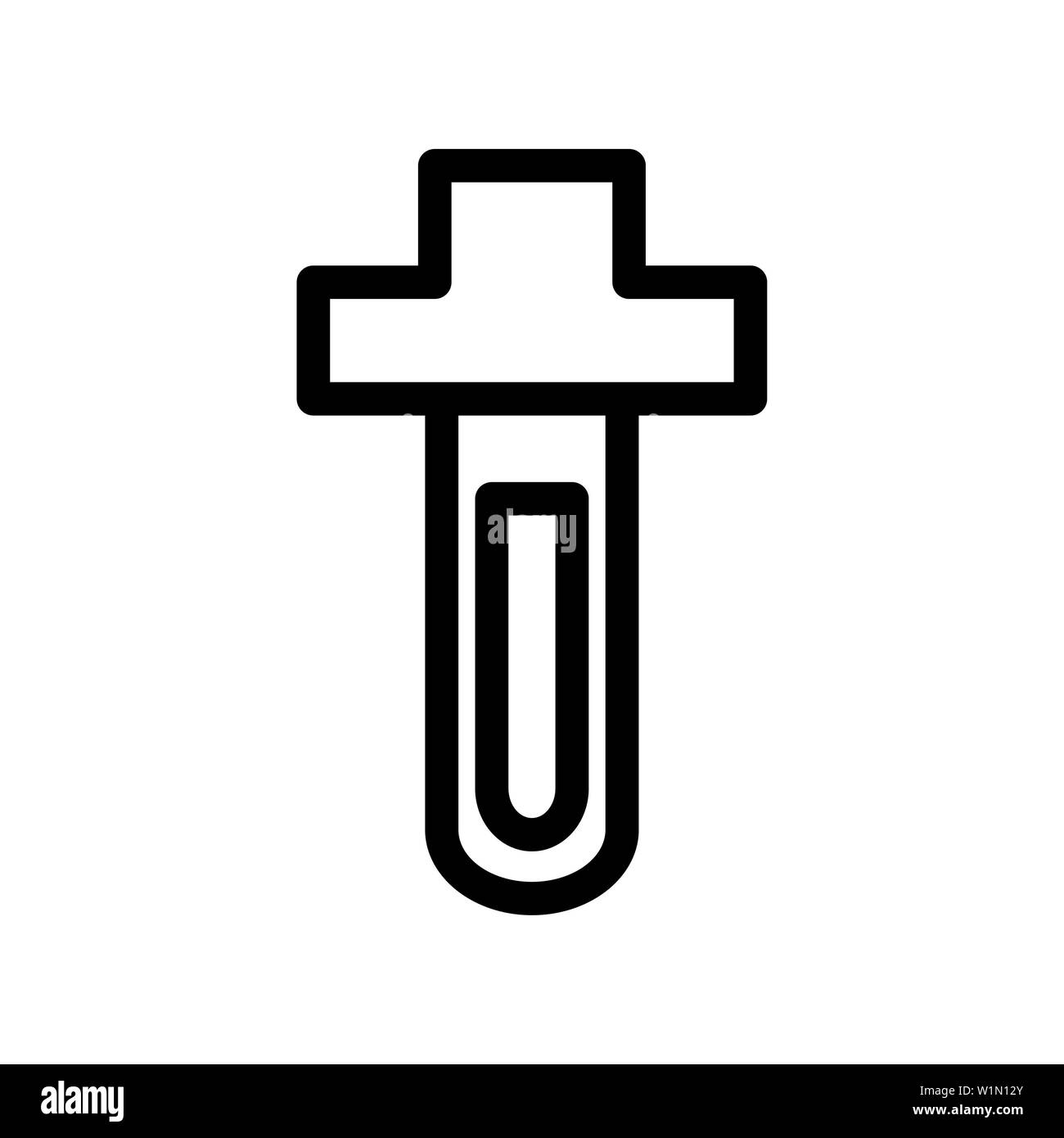 Icona di sangue. flat illustrazione di sangue icona vettore per il web. Uso perfetto per il sito web, pattern, app, etc. Foto Stock