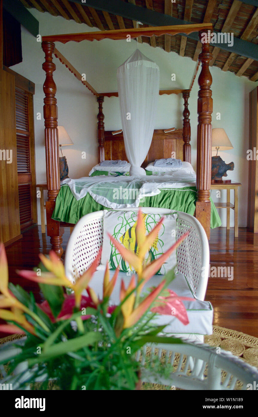 Resort di lusso, Ladera, Santa Lucia, dei Caraibi Foto Stock