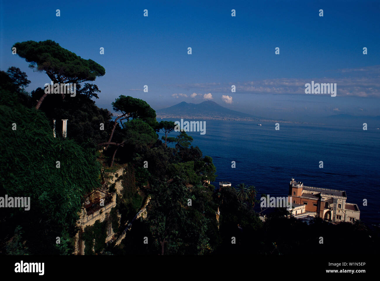 Blick auf Neapel, Kampanien Italien Foto Stock