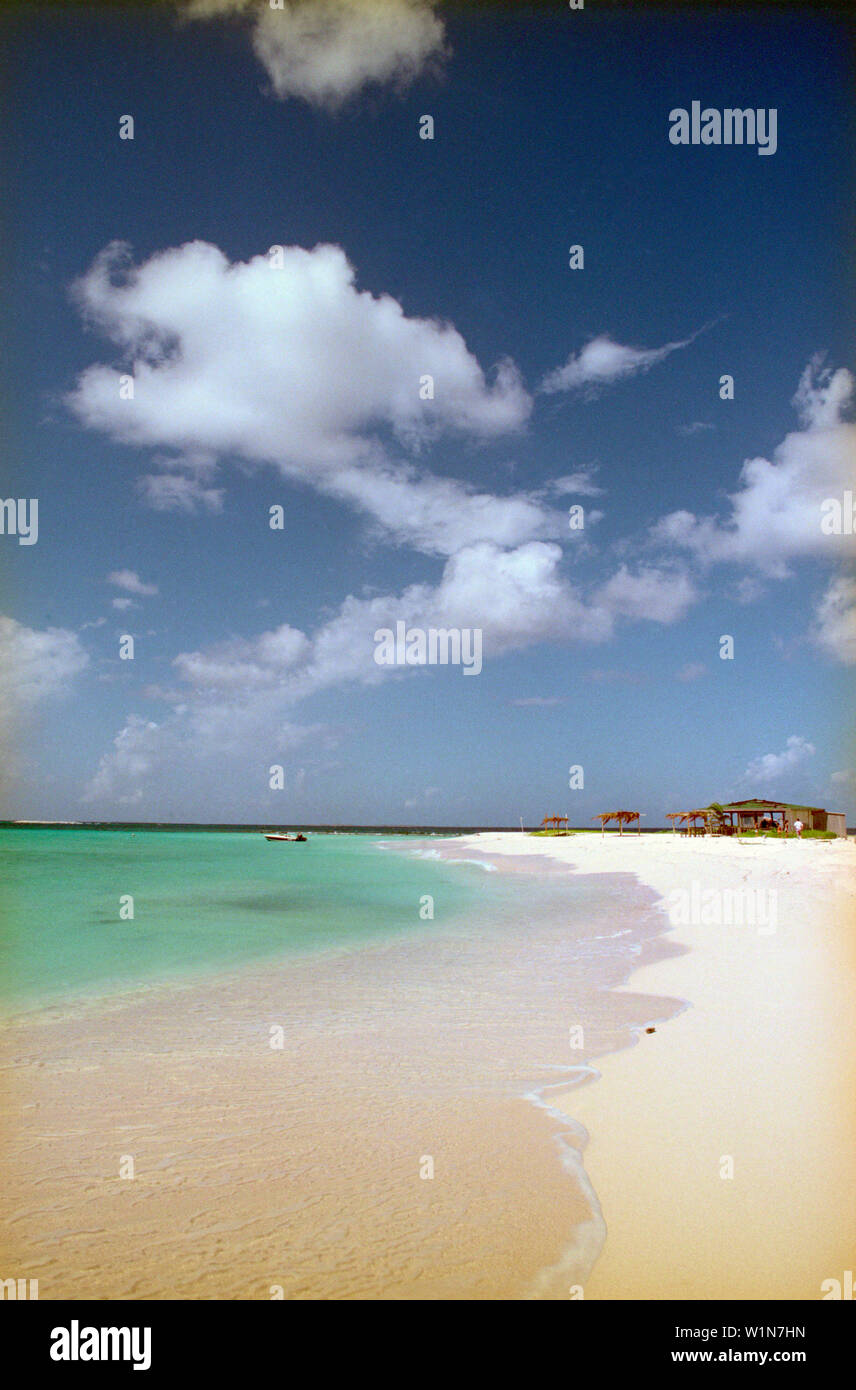 Spiaggia, Anguilla, Caribbian Foto Stock