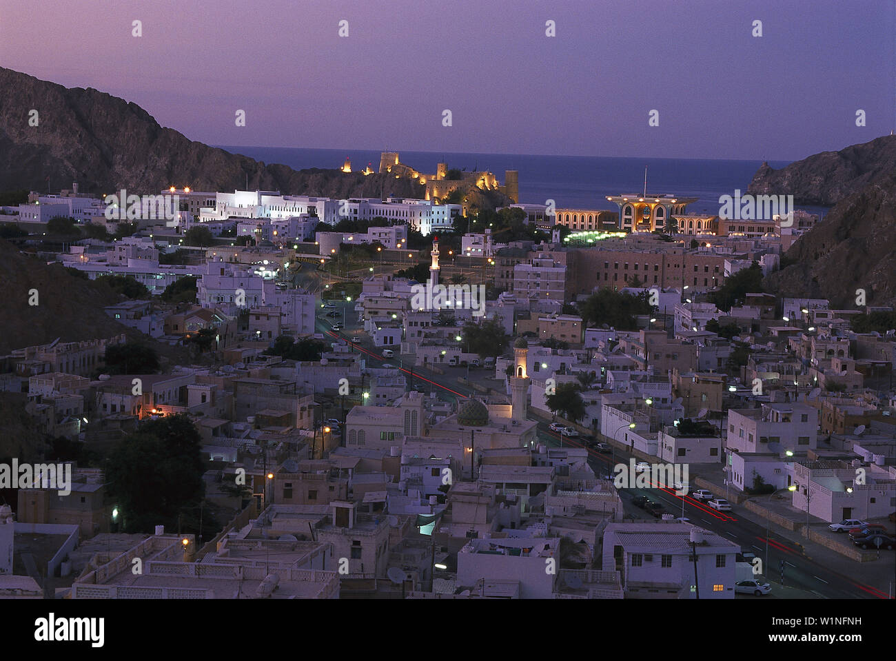 Palastbezirk von Muscat,Oman, Asien Foto Stock