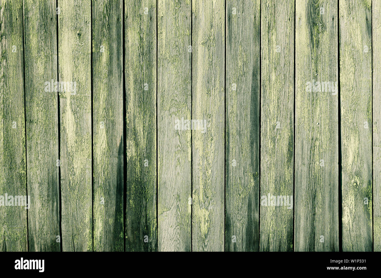 Lo sfondo è fatta di vecchio, vintage schede con peeling vernice verde. Foto Stock