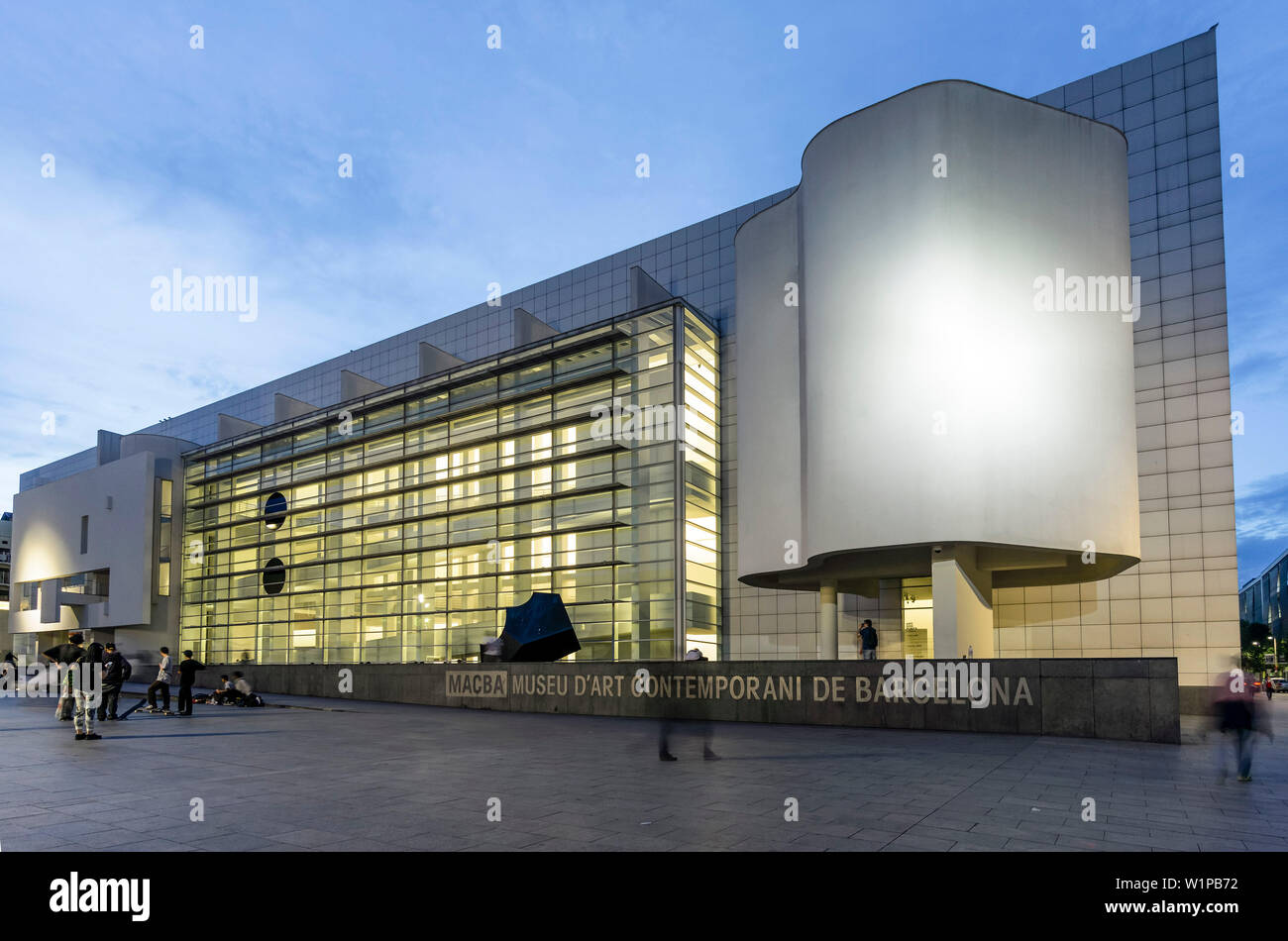 MACBA, museo di Arte Moderna di Richard Maier Foto Stock