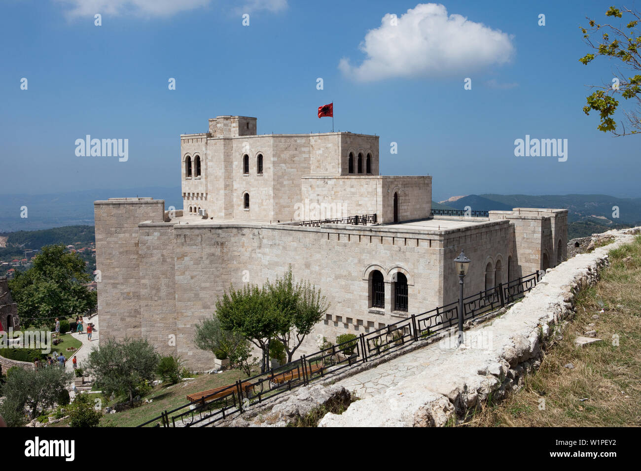 Kruja Castello, Kruja, Kruja, Albania Foto Stock