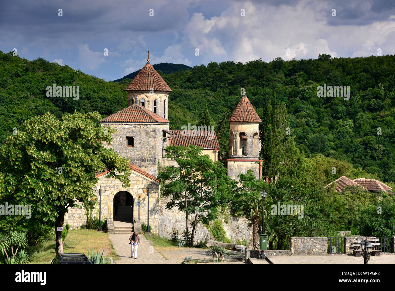 Chiostro Motsameta vicino a Kutaisi, Georgia Foto Stock