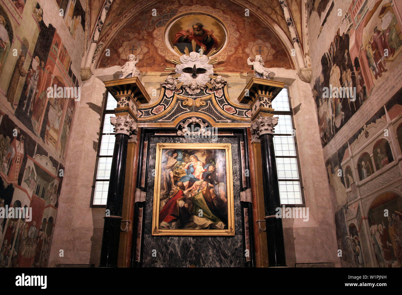 Parma, Italia - Regione Emilia Romagna. Interno della cattedrale. Foto Stock