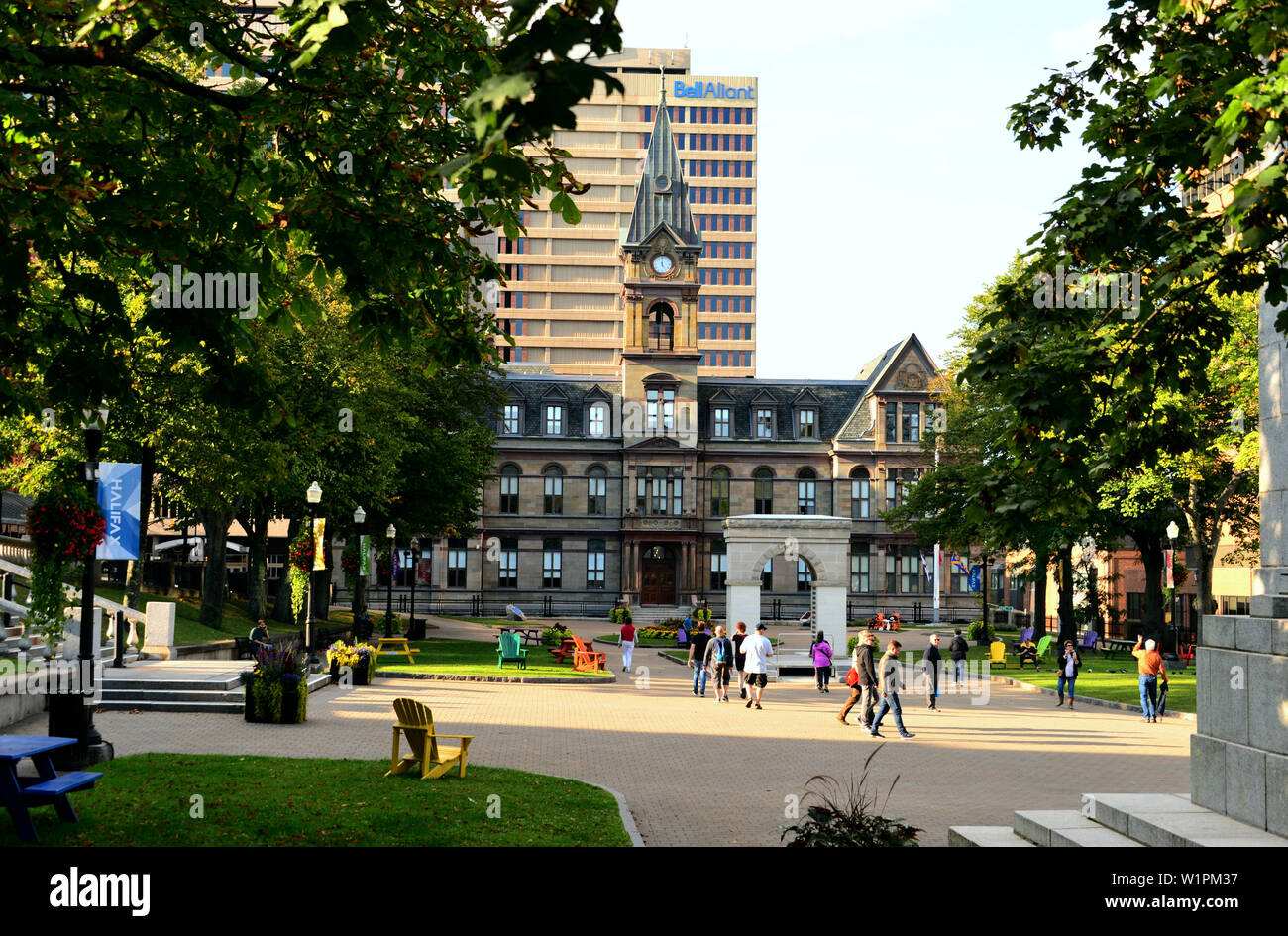 In Downtown, Halifax, Nova Scotia, Canada Foto Stock