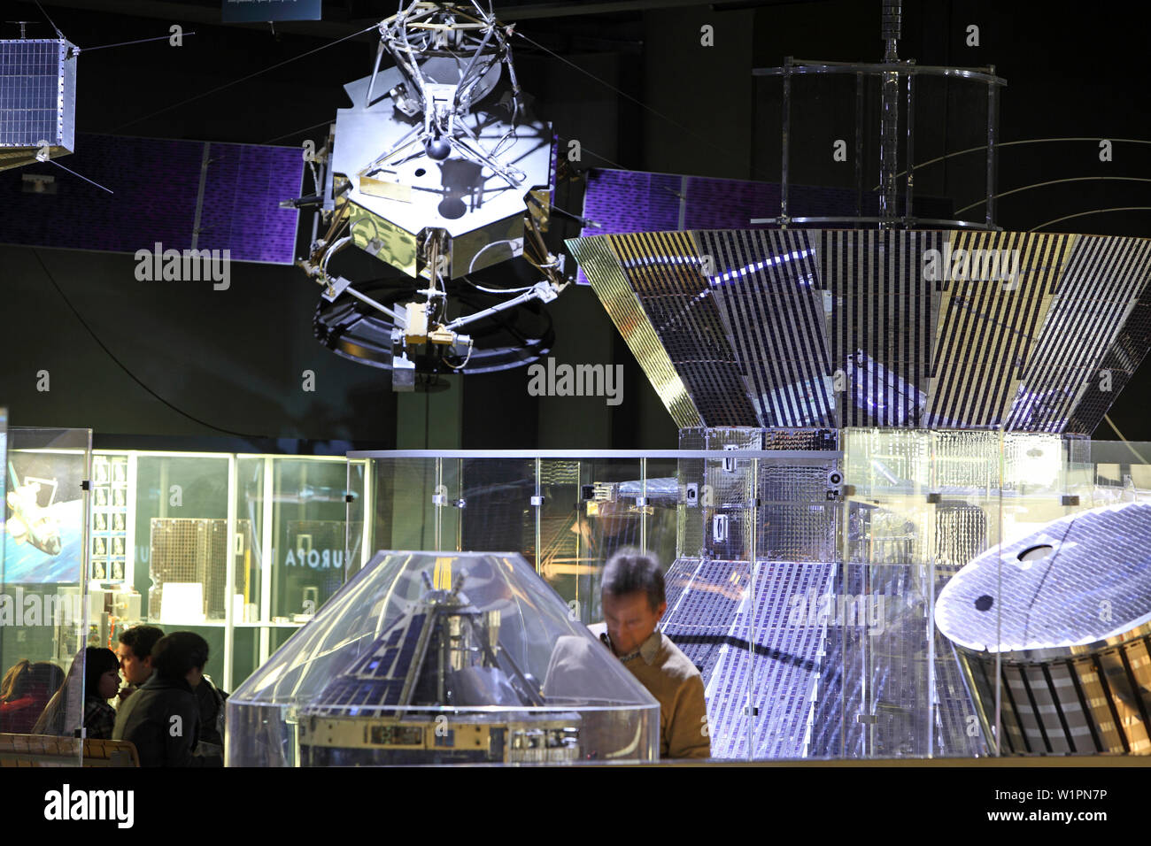 Dipartimento di spazio e tecnica a razzo, Deutsches Museum di Monaco di Baviera, Germania Foto Stock