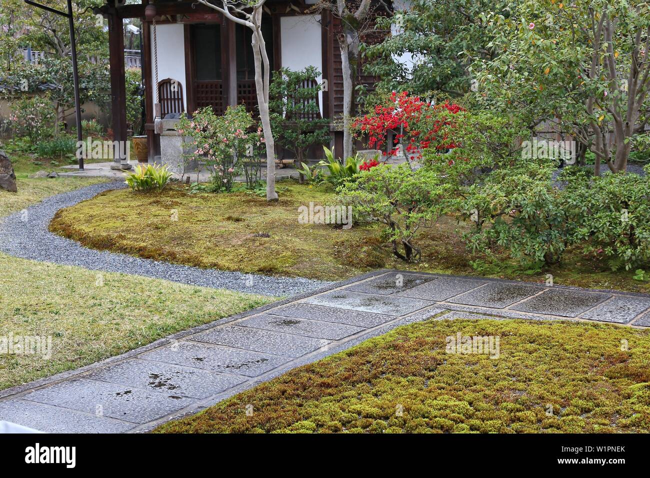 Giapponese di Kyoto Garden - Shunkoin tempio buddista in Giappone. Foto Stock