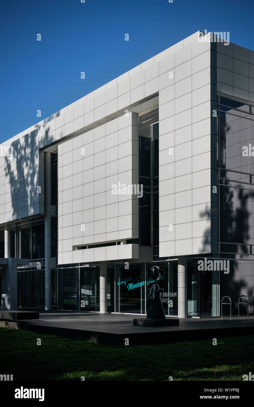 Museo Frieder Burda, architetto Richard Meier, Baden-Baden, città termale, Baden-Wuerttemberg, Germania Foto Stock