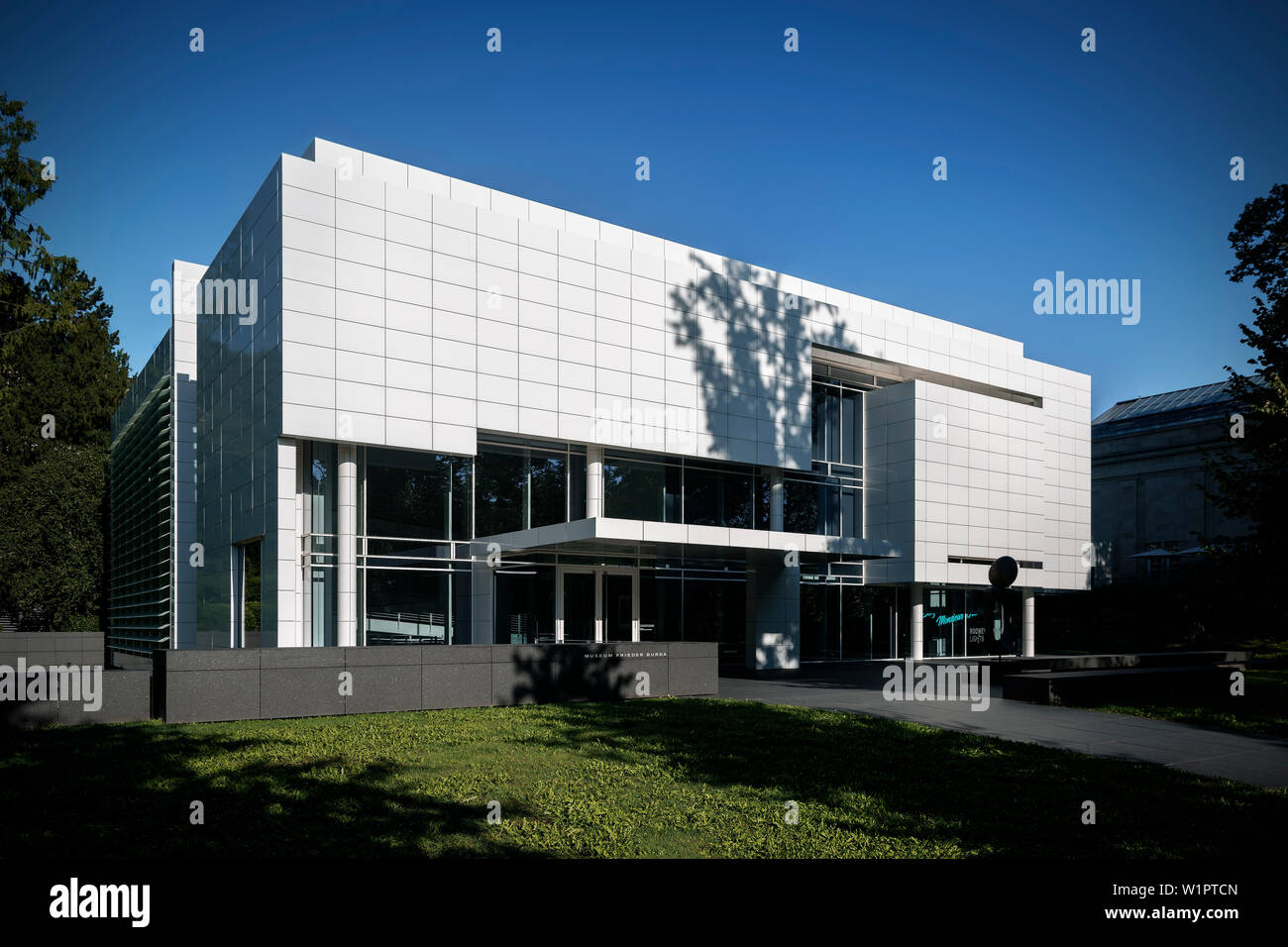 Museo Frieder Burda, architetto Richard Meier, Baden-Baden, città termale, Baden-Wuerttemberg, Germania Foto Stock