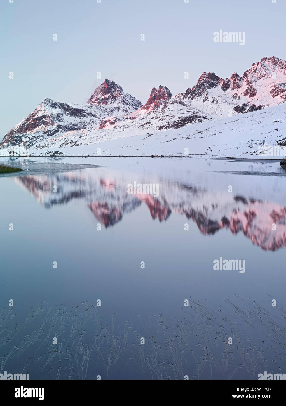 Scheid laghi, Patt Riol, Verwall gruppo, Tirolo, Austria Foto Stock