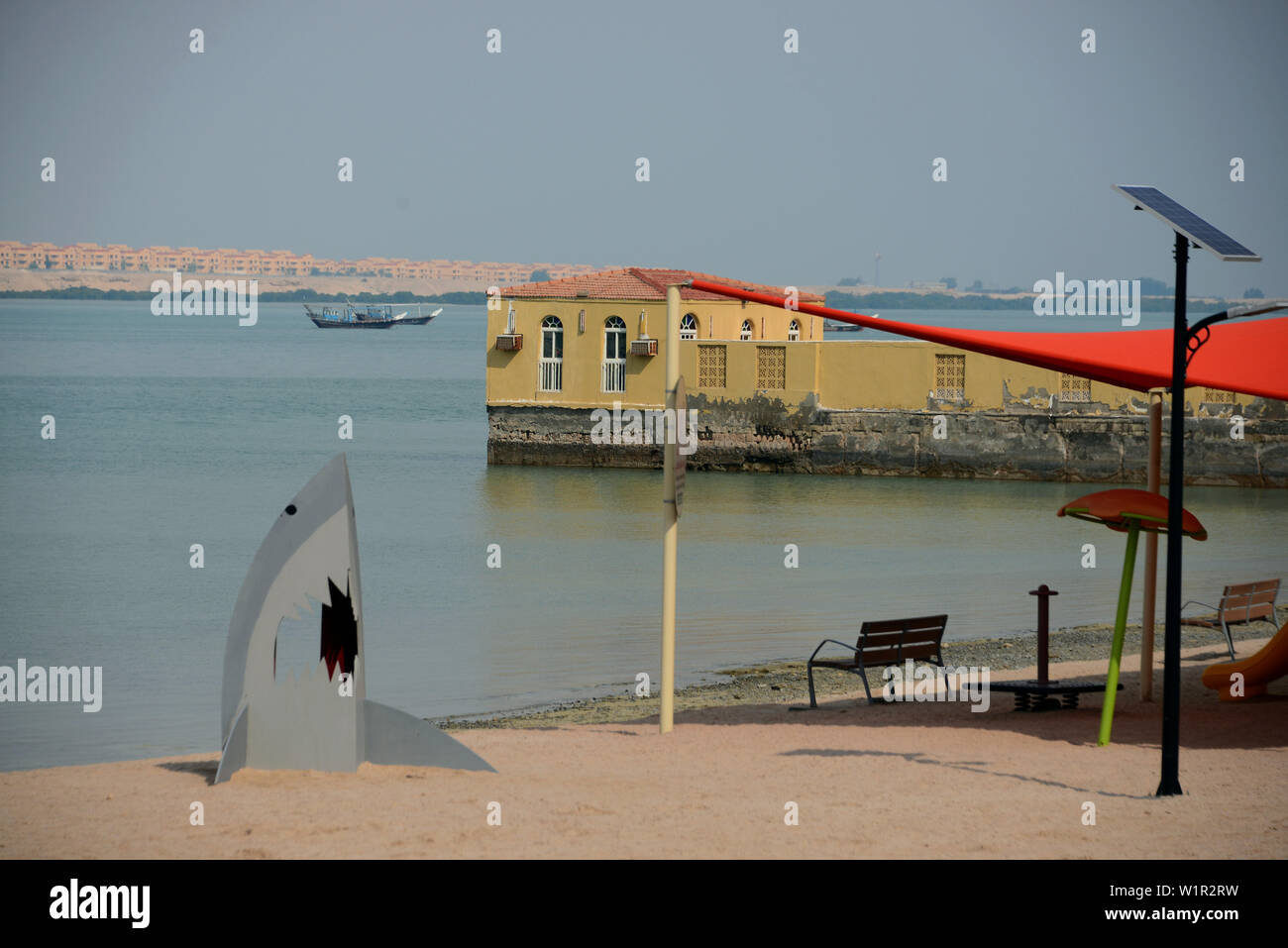 Spiaggia a Al Khor, in Qatar Foto Stock
