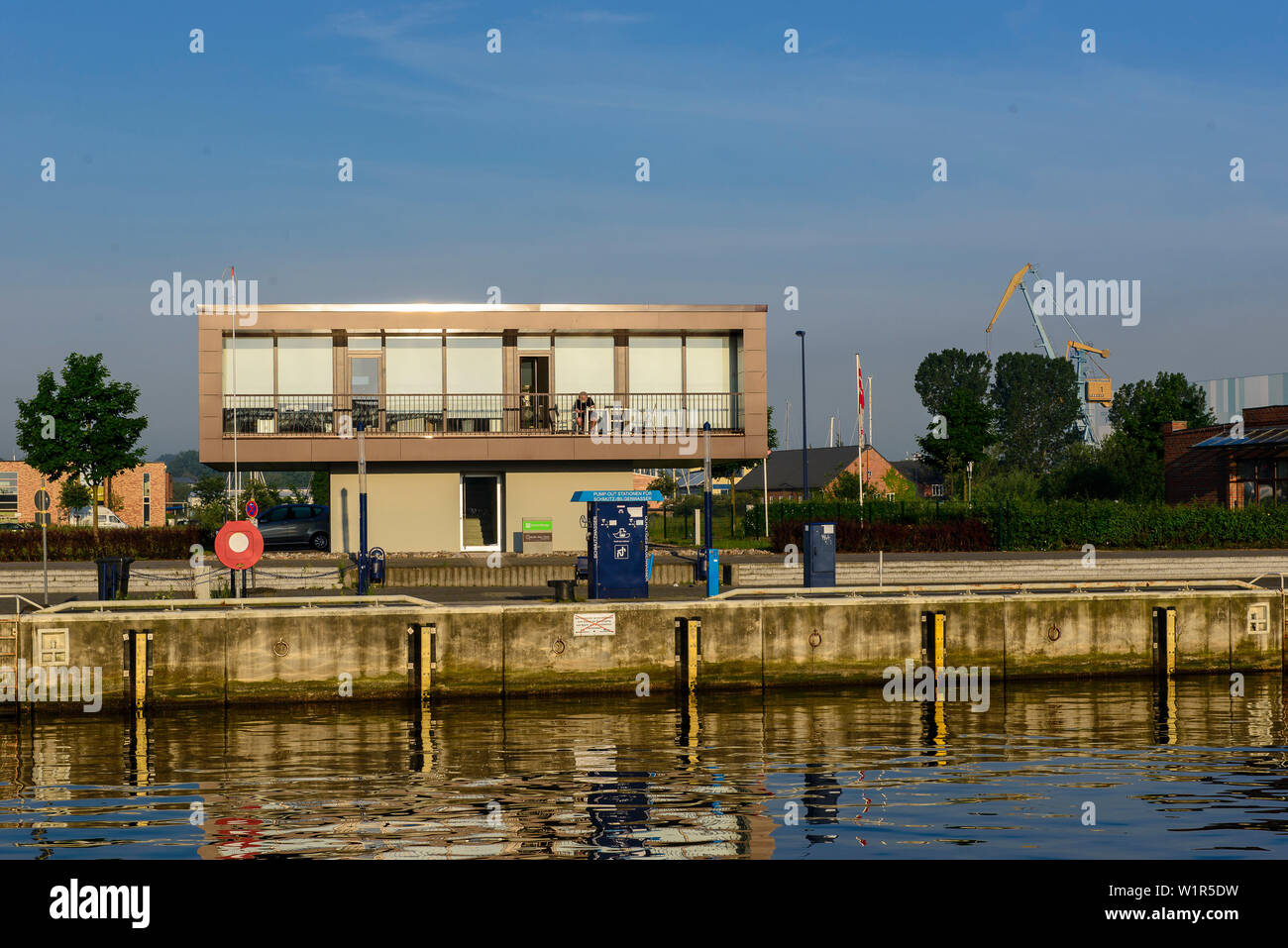 Quartier Alter Hafen (appartamento), Wismar, Ostseeküste, Meclemburgo-Pomerania, Germania Foto Stock