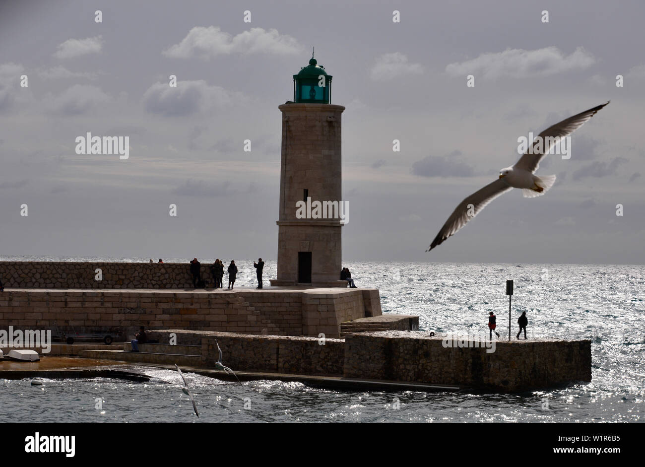 Presso il porto di Cassis, Provenza, Francia Foto Stock