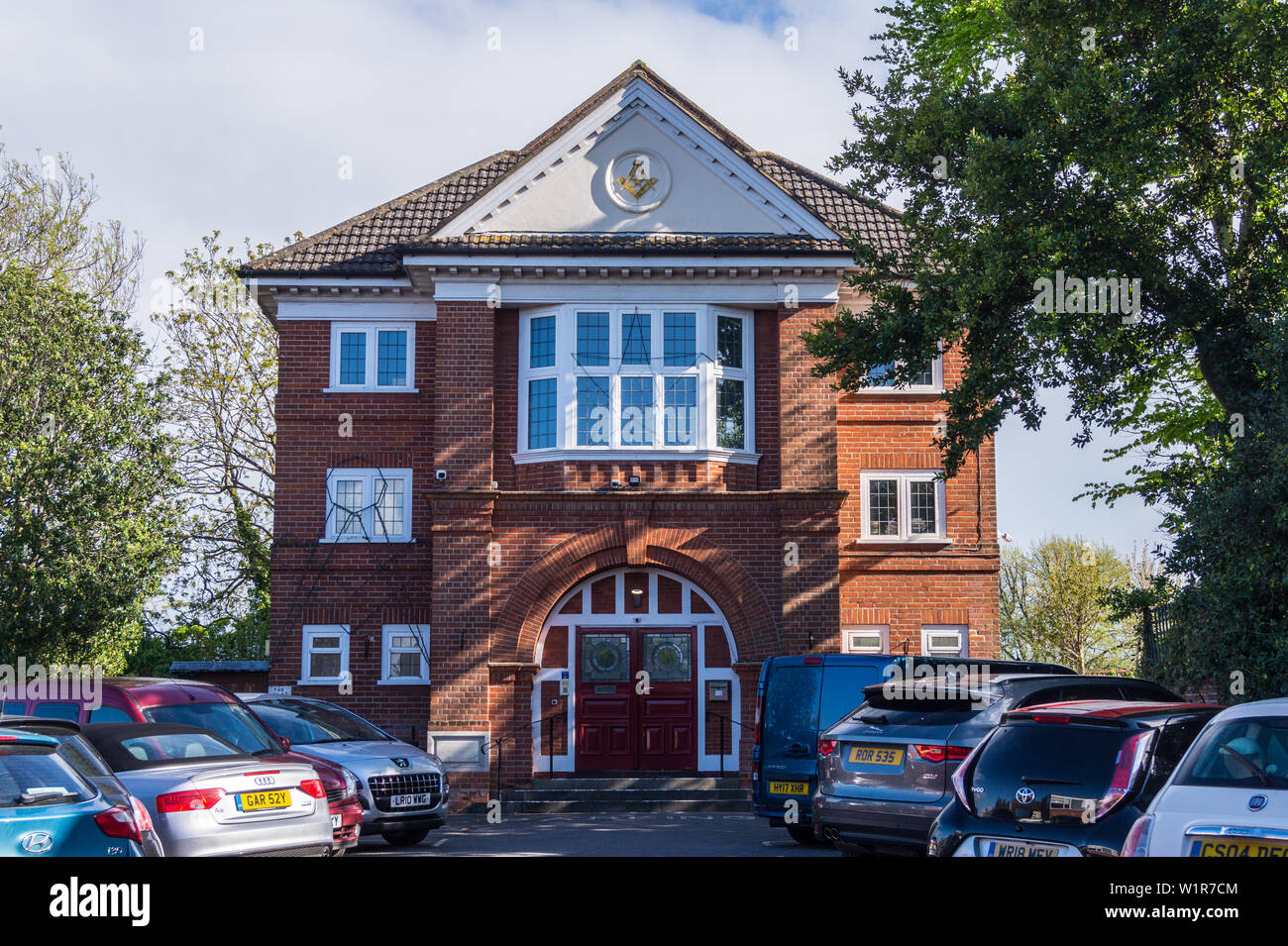 Lymington Masonic Hall, Lymington, Hampshire, Inghilterra Foto Stock