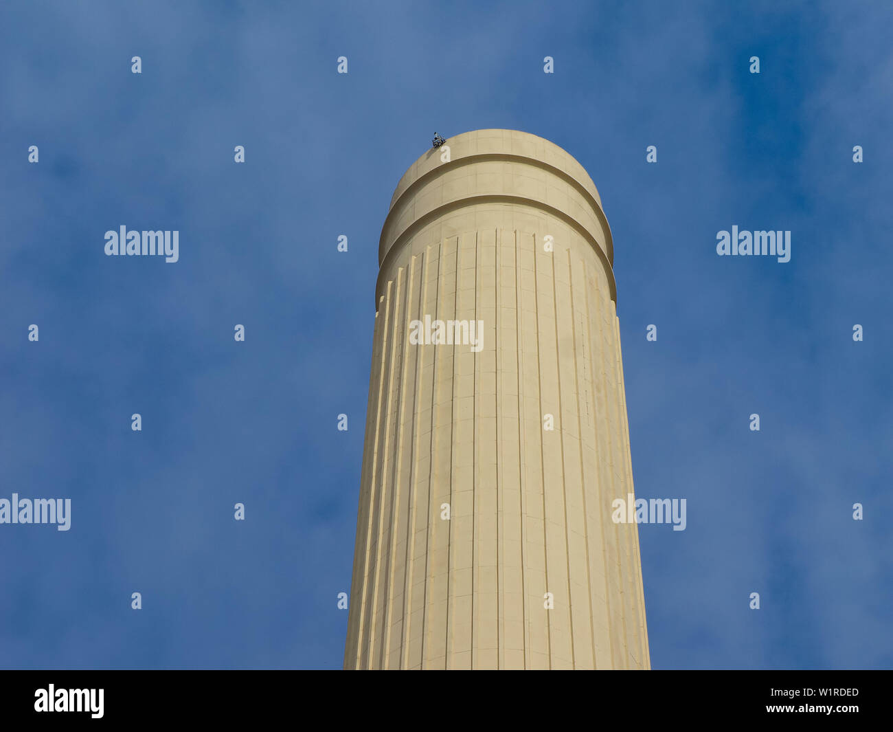 Chimne di Battersea Power Station di Londra, Regno Unito Foto Stock