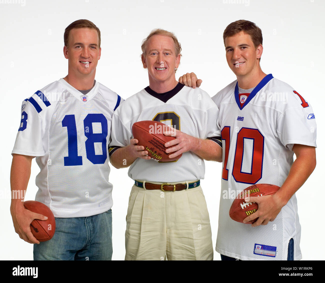 Peyton, Eli e Archie Manning Foto Stock