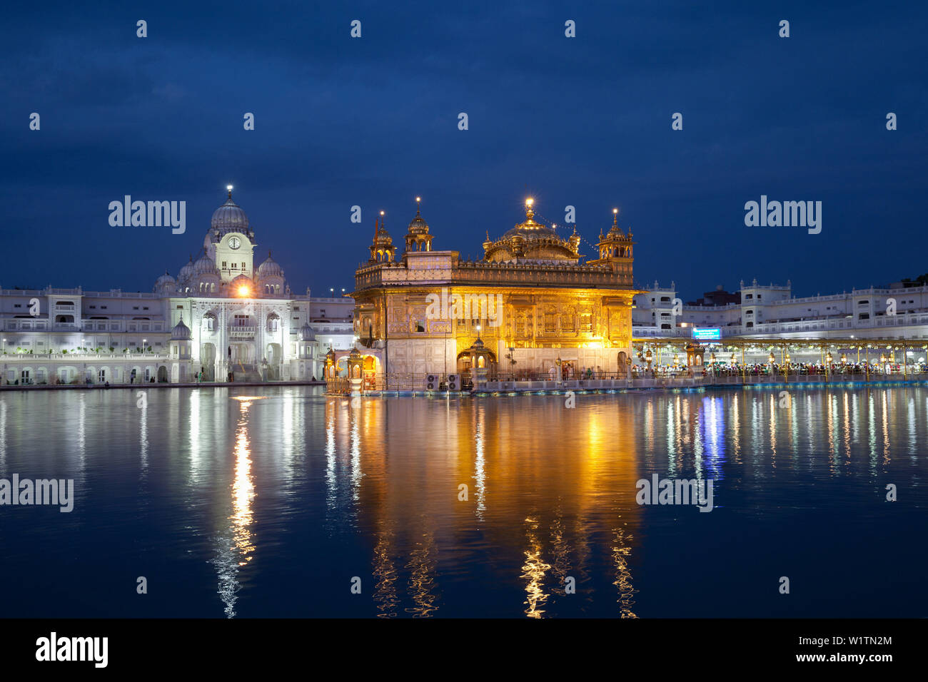Tempio d'oro di Amritsar Punjab, India, Asia Foto Stock