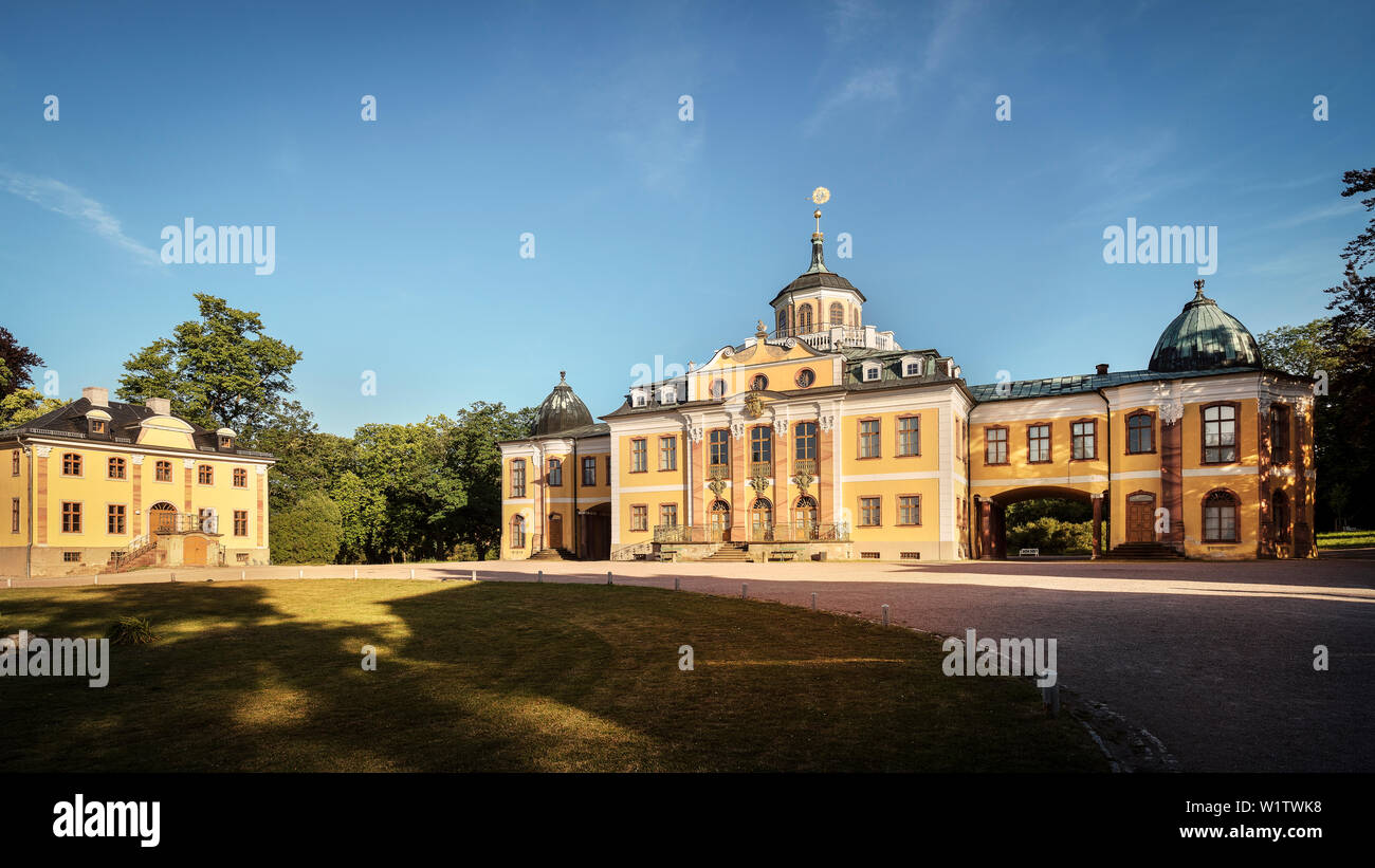 Patrimonio Mondiale UNESCO di Weimar classica, Castello del Belvedere, Weimar, Turingia, Germania Foto Stock