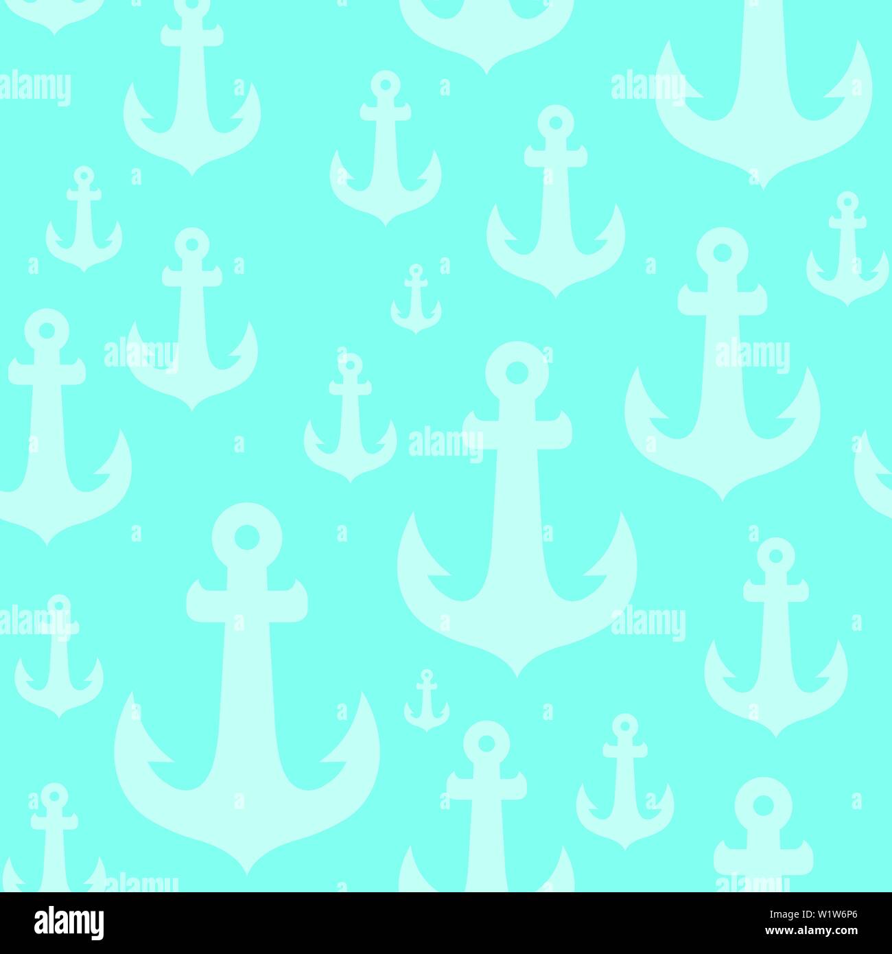 Vector perfetta configurazione di sfondo con gli appositi ancoraggi su sfondo blu - Texture per web design, banner e tessuti. Illustrazione Vettoriale Vector perfetta configurazione di sfondo con gli appositi ancoraggi su sfondo blu - Texture per web design, banner e tessuti. Illustrazione Vettoriale