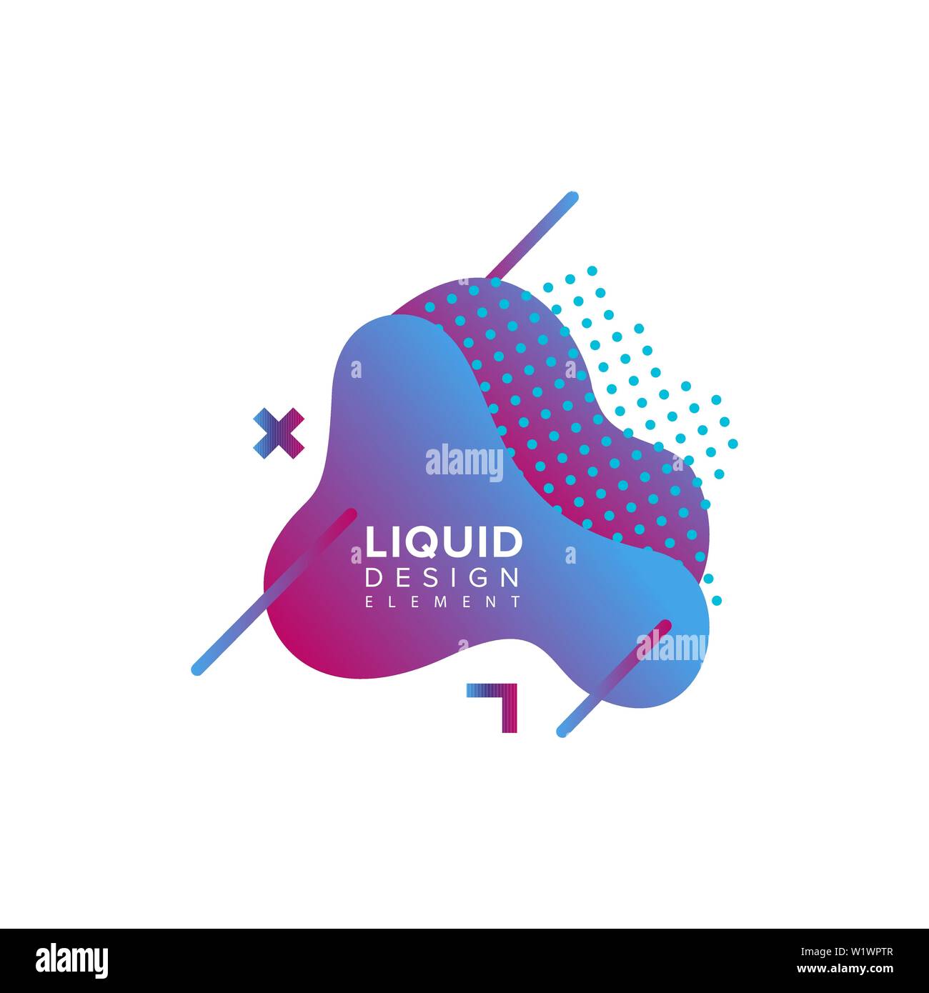 Colore liquido astratta Shape, fluido di sovrapposizione di colore gradiente dello sfondo. Vettore neon creative design colore Illustrazione Vettoriale