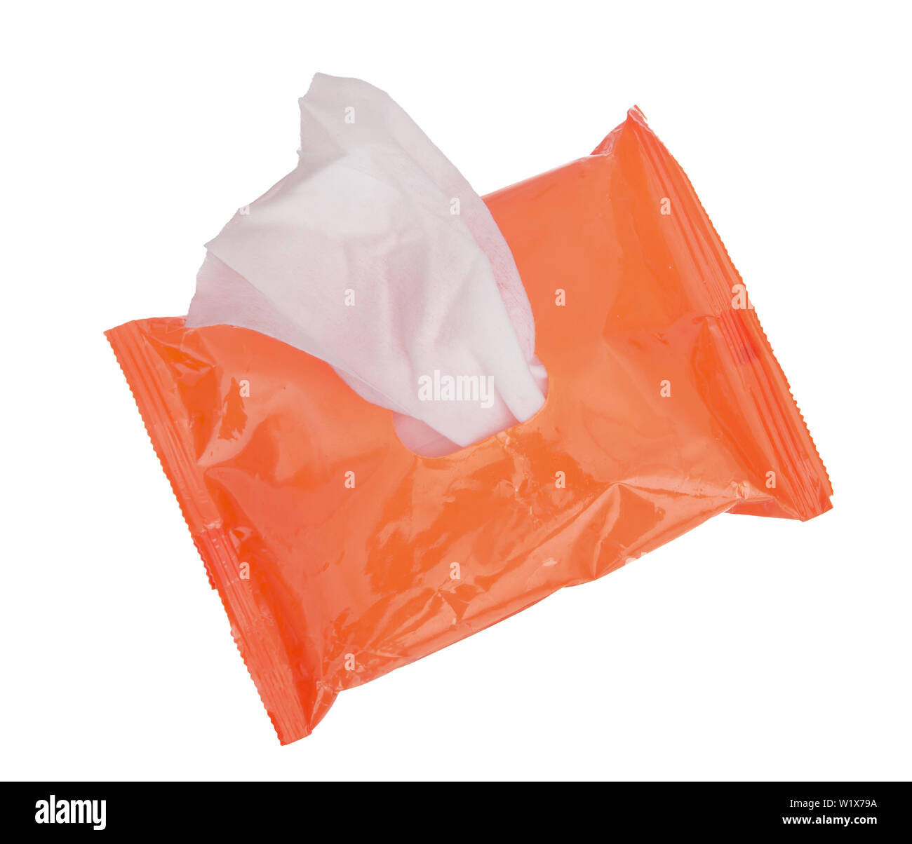 Un repellente per le zanzare salviette isolati su sfondo bianco. Protezione dagli insetti. Foto Stock