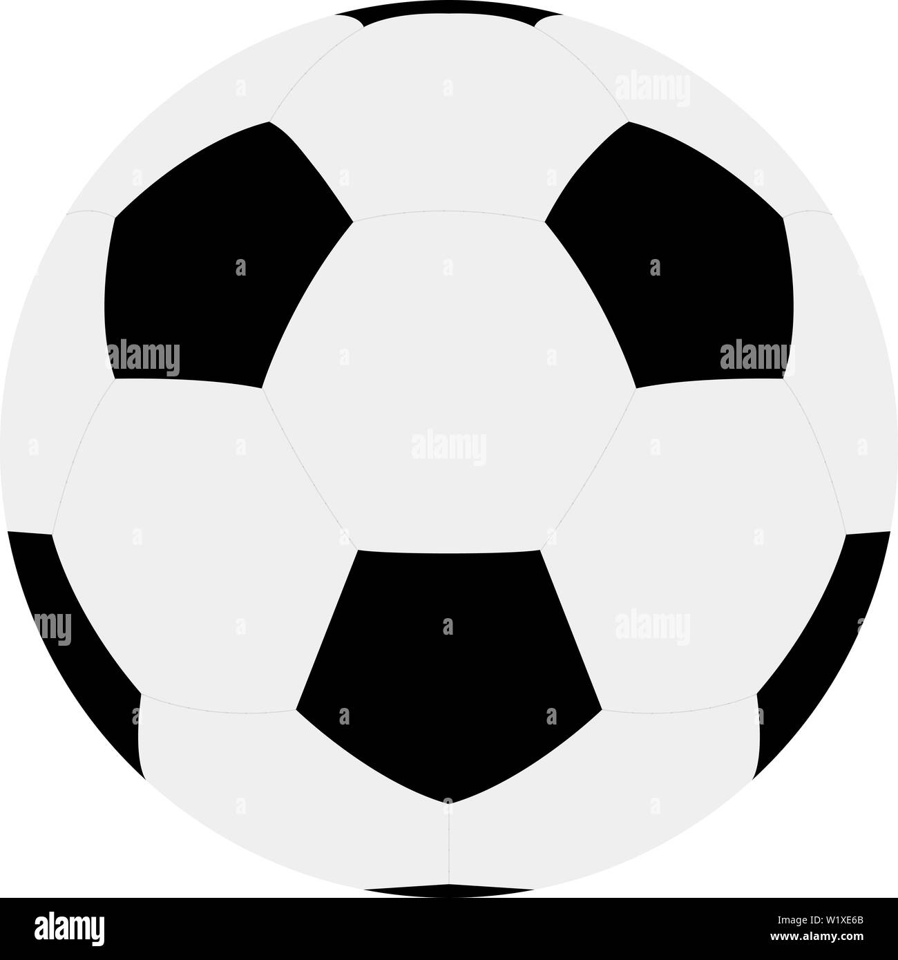 Il calcio europeo classic palla. Pallone da calcio arte vettoriale. Eps 10 Illustrazione Vettoriale