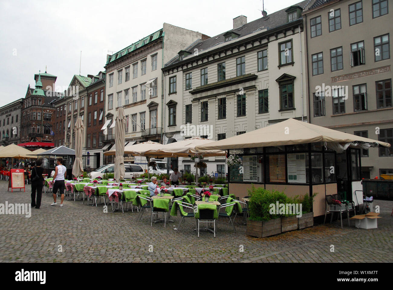 Danimarca Copenhagen calli e canali Foto Stock