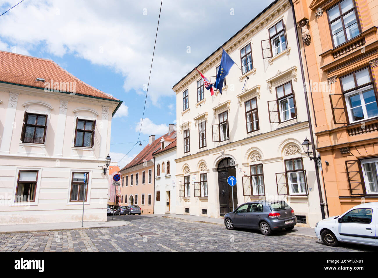 Markov trg, Gradec, Zagabria, Croazia Foto Stock