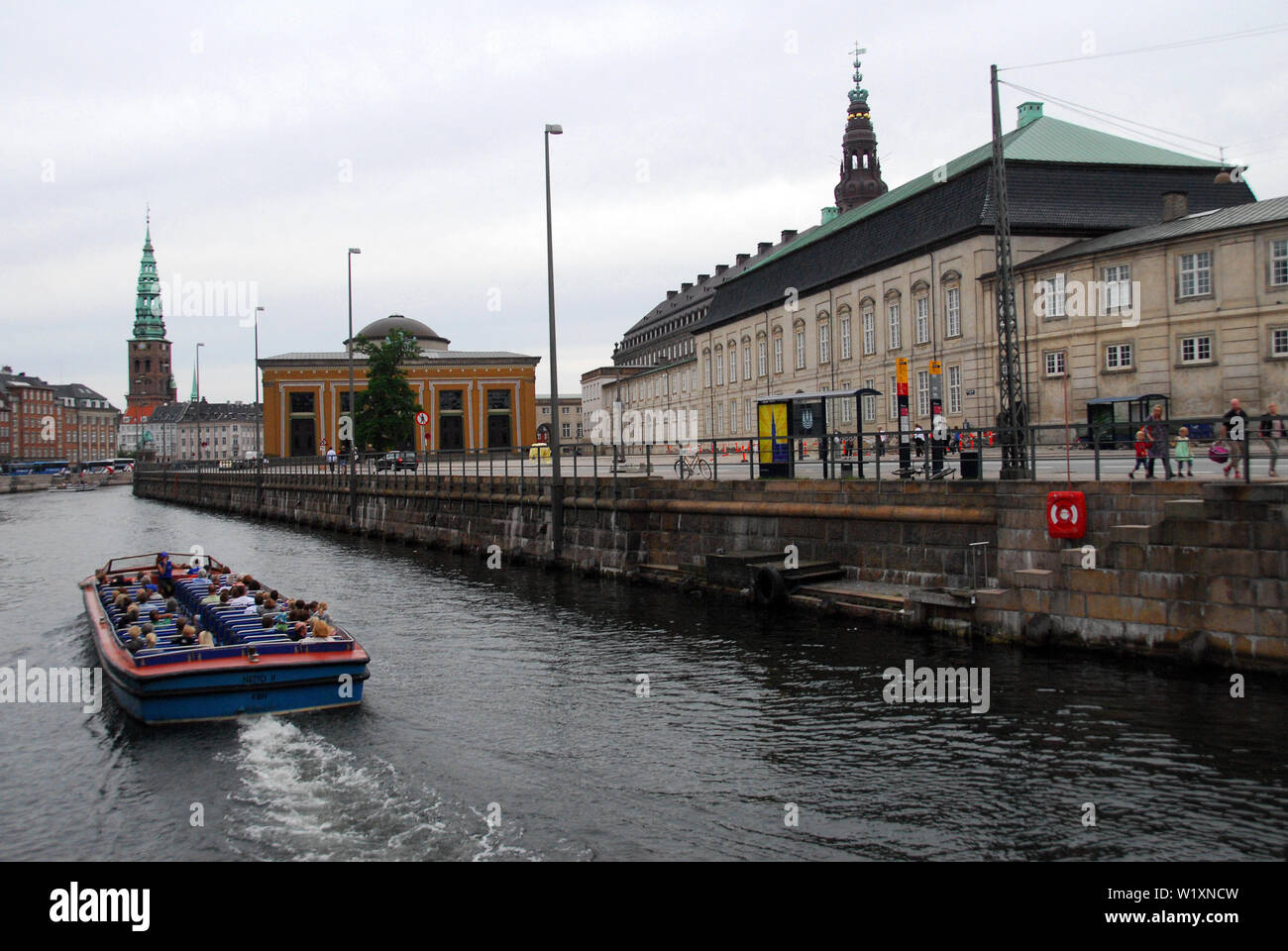 Danimarca Copenhagen calli e canali Foto Stock