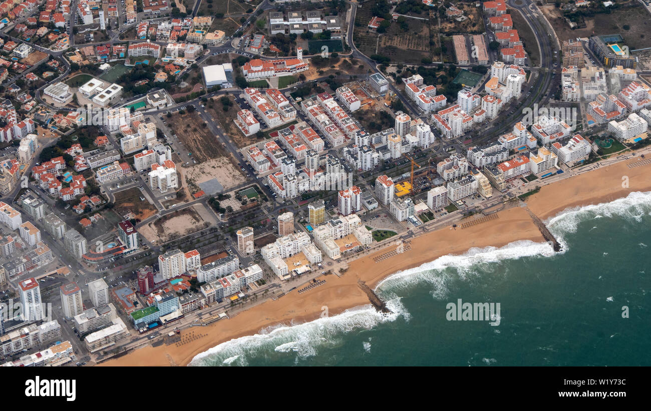 Faro all'Oceano Atlantico dalla obove Foto Stock