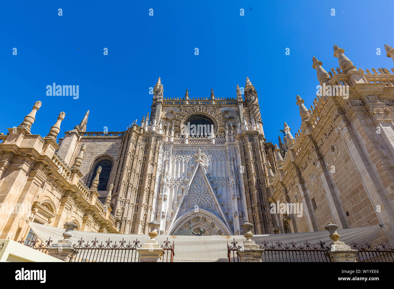 Cattedrale nel centro storico centro di Siviglia, in Andalusia, Spagna, Europa Foto Stock