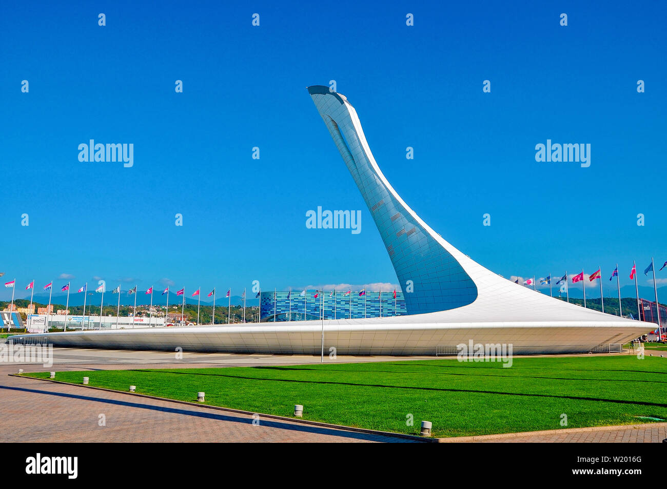 Russia, Sochi - 14 ottobre 2018-Stadium Arena Big in Imereti resort Foto Stock