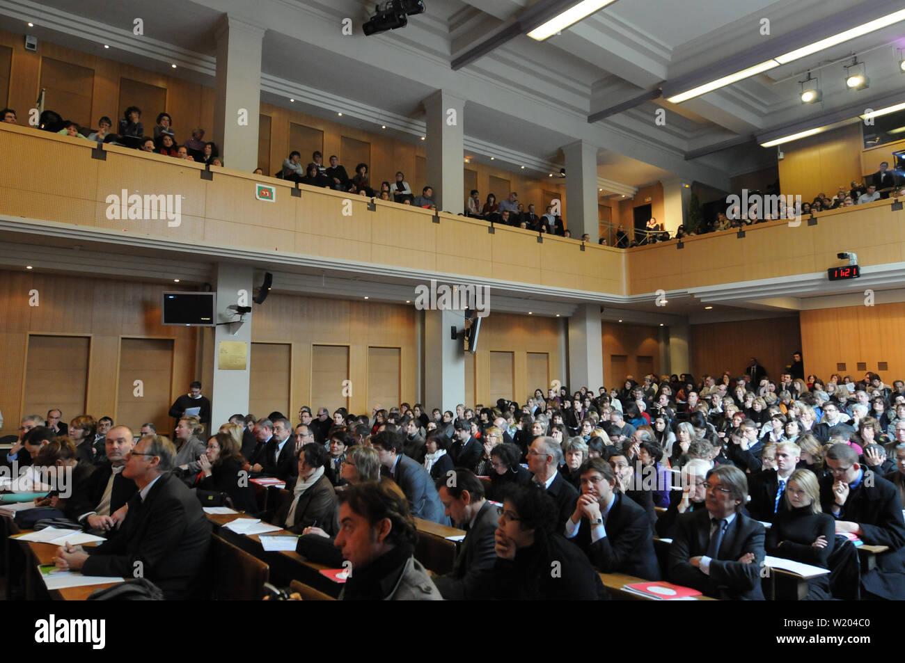 Congresso organizzato dalla FIDPH - Fonds pour l'Insertion des personnes handicapées dans la funzione publique - dedicato alla occupazione dei disabili nel settore pubblico, Sciences Po, Parigi, Francia Foto Stock