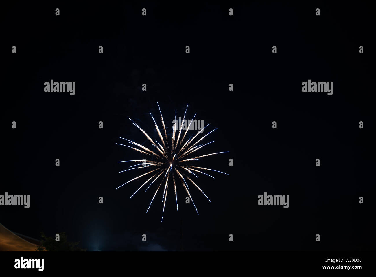 Il 4 luglio i fuochi d'artificio 2019 Foto Stock