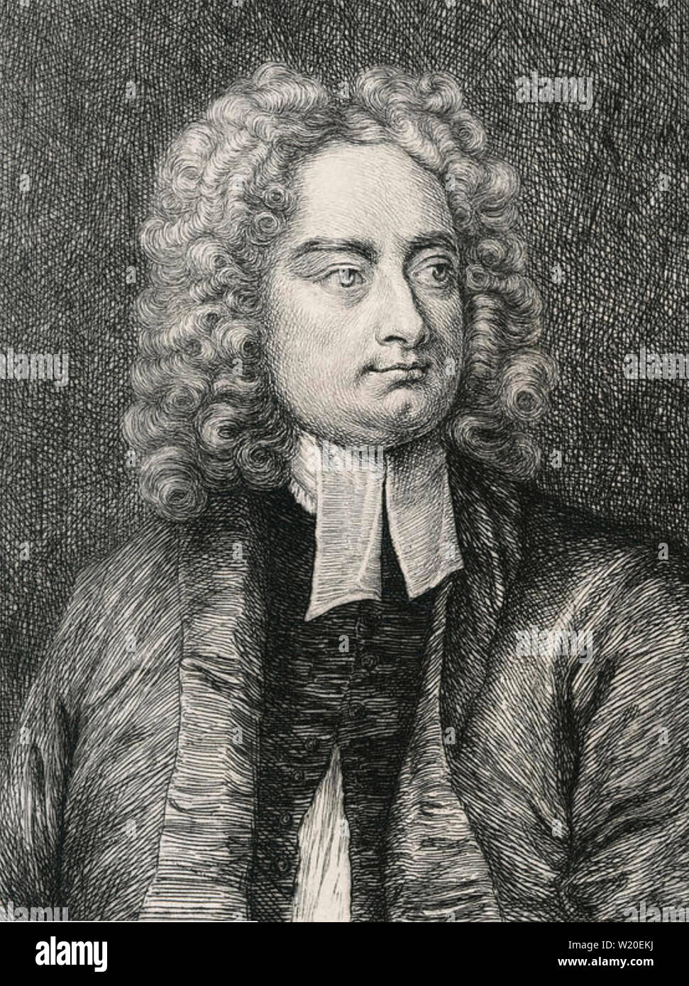 JONATHAN SWIFT (1667-1745) scrittore anglo-irlandese,satiro,poeta Foto Stock