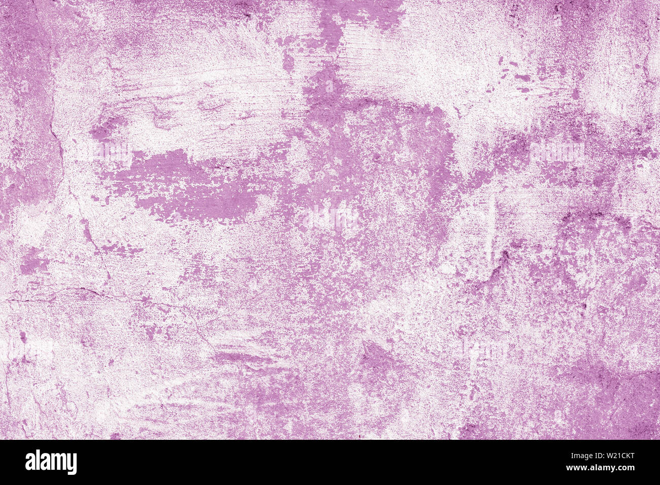 Configurazione astratta, sfondo rosa. Viola macchie di vernice sulla tela bianca. illustrazione creativa di aquarelle. Artwork, luce superficie di disegno. Grunge wal Foto Stock