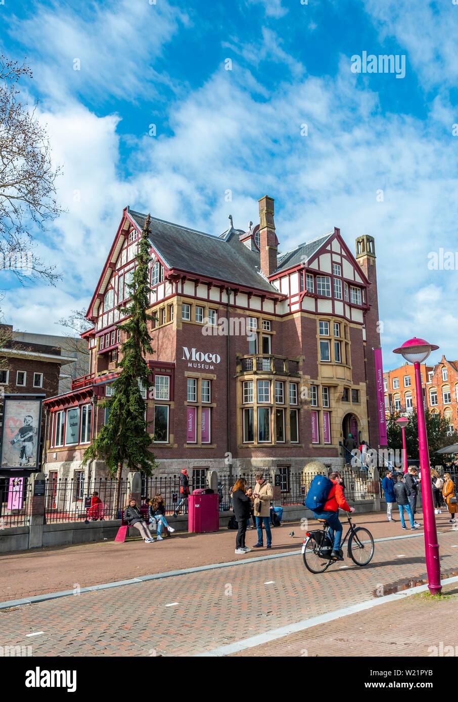 Moco Museo di Arte Contemporanea, Amsterdam, Olanda Settentrionale, Paesi Bassi Foto Stock